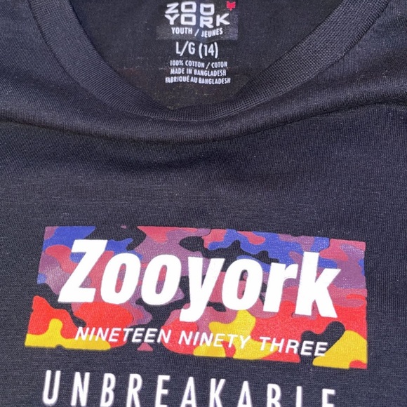 Black large zoo York t-shirt - Picture 2 of 4